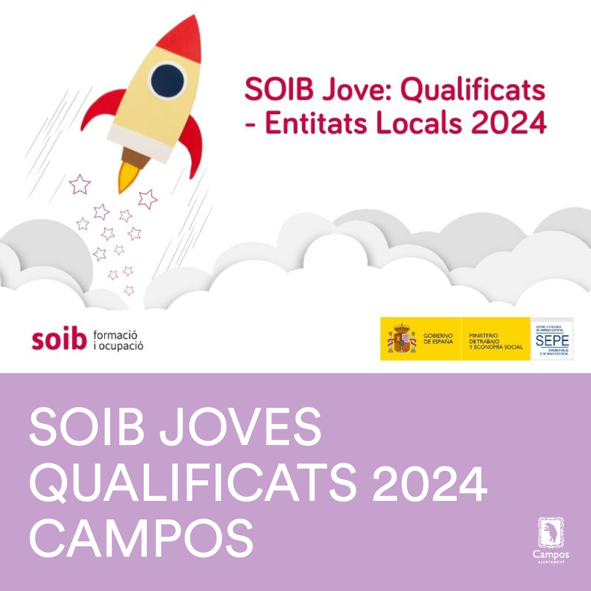 SOIB Jove: Qualificats – Entitats Locals 2024 | Campos